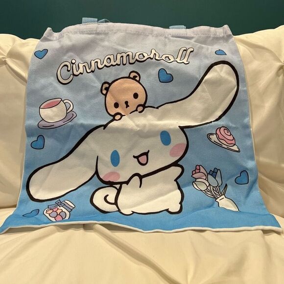Sanrio Cinnamoroll Cosplay Eco Reusable Shopping Bag Tote NWT - Picture 1 of 6